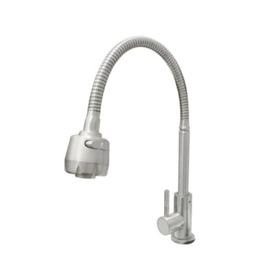 ก๊อกเดี่ยวอ่างล้านจานน้ำเย็นสแตนเลส LB-F21002-SS