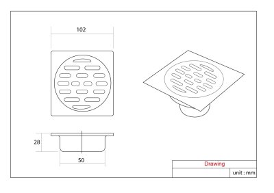 FLOOR DRAIN LB-HC004