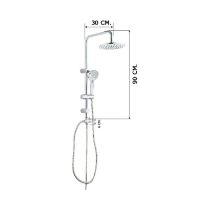 ชุดฝักบัวอาบน้ำเย็น LB-RA001