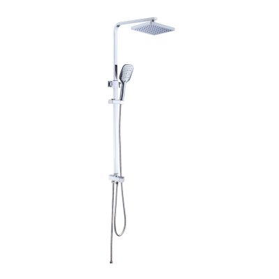 ชุดฝักบัวก้านแข็งแบบเหลี่ยม (น้ำเย็น) และ ฝักบัวมือ 3 ระบบ SH3217