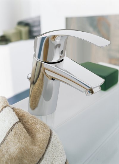 GROHE EUROSMART NEW ก๊อกผสมอ่างล้างหน้า(S-size) พร้อมป๊อปอัพ 33265002