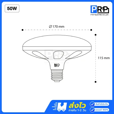 Bioenergys หลอดไฟ LED ทรงUFO ขั้วE27