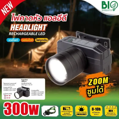 Bioenergys ไฟฉายคาดหัว LED
