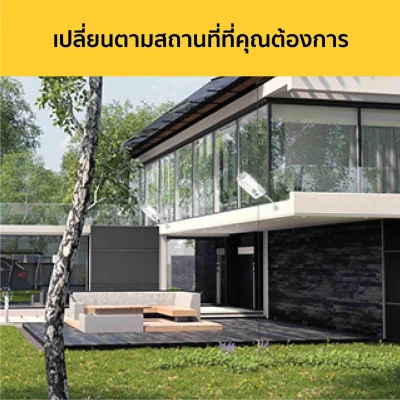 LAMPO โคมไฟถนน พร้อมขาจับ ขั้วE27 MADONNA