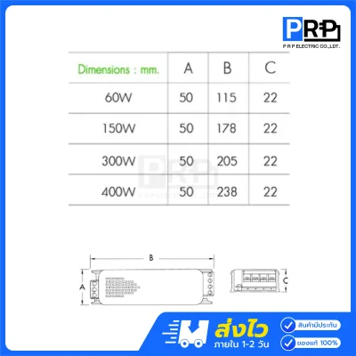 LiTON หม้อแปลงไฟฟ้า 12V Switching Power Supply NEXUS