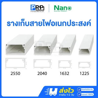 Nano รางเก็บสายไฟอเนกประสงค์ 2 เมตร NNDT