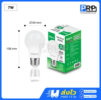 Nano หลอดประหยัดไฟ LED Bulb ขั้วE27