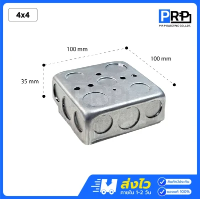 บล็อกเหล็กฝัง แบบตื้น และฝาปิด Handy Box / Square Box