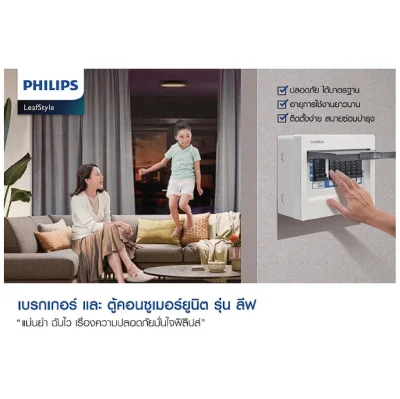 Philips ตู้คอนซูมเมอร์ยูนิต *ตู้เปล่า* รุ่น Leafstyle