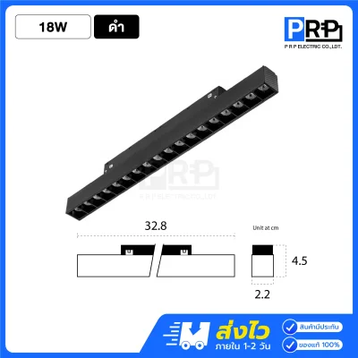 SL โคม Magnetic กลิลล์ LED Track Light สำหรับรางแม่เหล็ก 20 มม.