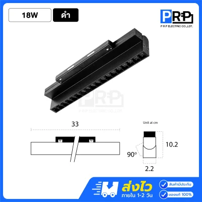 SL โคม Magnetic กลิลล์ปรับได้ LED Track Light สำหรับรางแม่เหล็ก 20 มม.