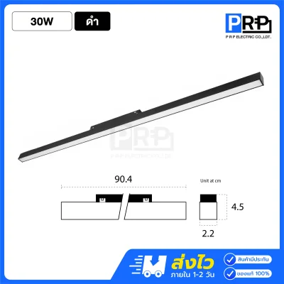 SL โคม Magnetic ฟลัดไลท์ LED Track Light สำหรับรางแม่เหล็ก 20 มม.
