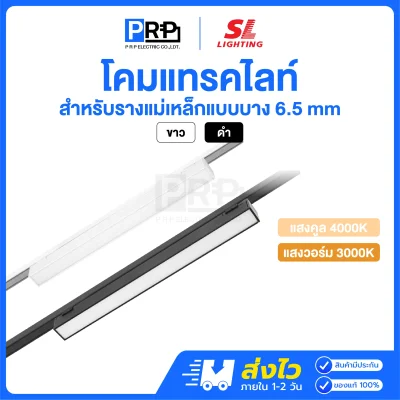SL โคม Magnetic ฟลัดไลท์ LED Track Light สำหรับรางแม่เหล็ก 6.5 มม.