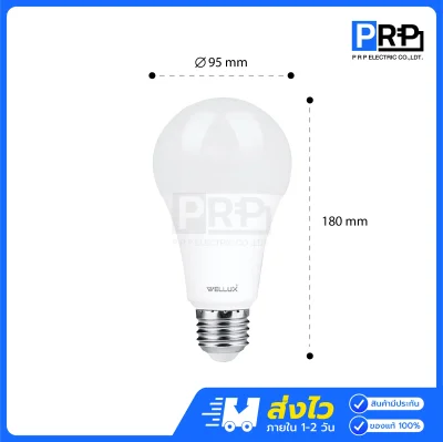 Wellux หลอดประหยัดไฟ LED Bulb ขั้วE27 GQ Series