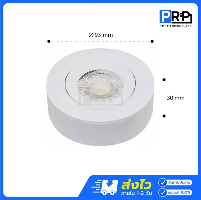 Wellux ดาวน์ไลท์ติดลอย LED 7W ขนาด 3.5 นิ้ว Mount Series