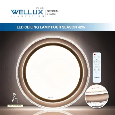 Wellux โคมไฟเพดานติดลอย LED 3 แสง Four Season Series