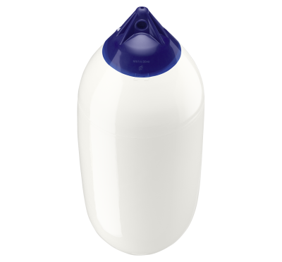 Polyform F Series Boat Fender (White Blue Top)