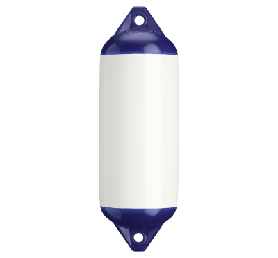 Polyform F Series Boat Fender (White Blue Top)