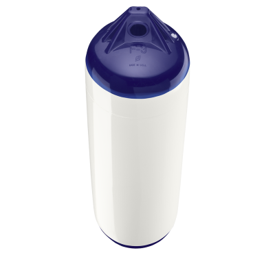 Polyform F Series Boat Fender (White Blue Top)