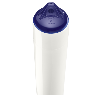 Polyform F Series Boat Fender (White Blue Top)