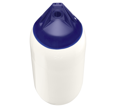 Polyform F Series Boat Fender (White Blue Top)