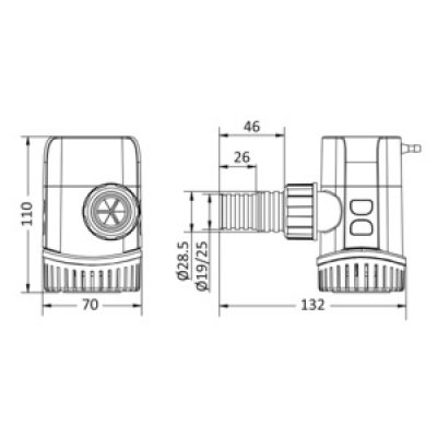 Europump Next Generation automatic bilge pump 1100 (AUTO)