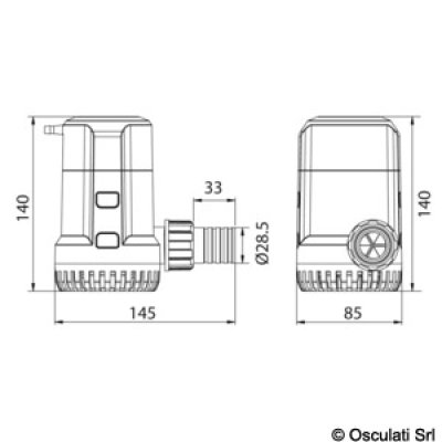 Europump Next Gen automatic bilge pump G2000 (AUTO)
