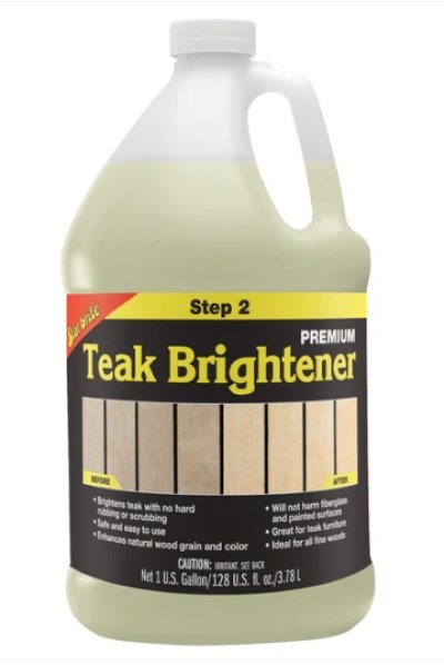 Premium Outdoor Teak Cleaner and Brightener  1  SET