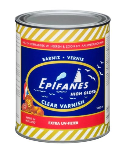Epifanes High Gloss Clear Traditional Varnish, Clear Gloss - 1000ml