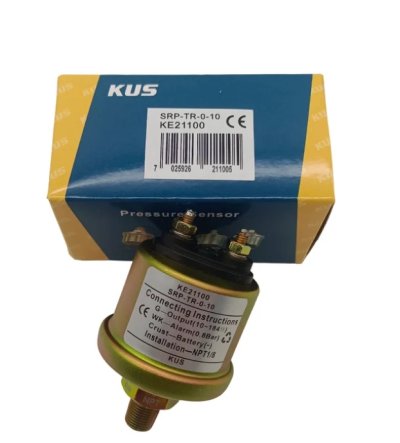 Original KUS KE21100 Mechanical Oil Pressure Sensor 6-24V 0-10bar 10-184Ω NPT1/8