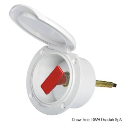 ClassicEvo white ABS compart w/FUEL STOP wording  17.452.56