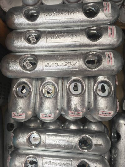 Martyr CMZD72BM  Bolt-on Hull Anode - Zinc