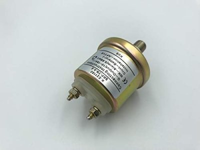 KUS Mechanical Oil Pressure Sensor For Generator 0-5Bar NPT1/8 Thread 0.8Bar Alarm Color zinc plated (KE21102)