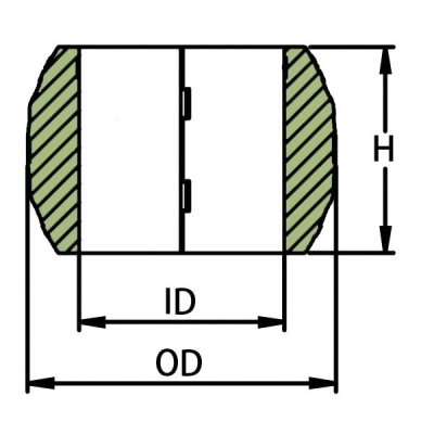 Martyr Streamlined Shaft Anodes Imperial 4 Screws