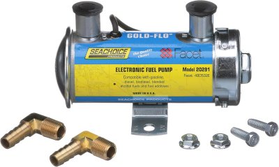 Seachoice 50-20301 High Performance Gold-Flo Kit Electronic Pump Fuel, 5.5-4 PSI, 12V