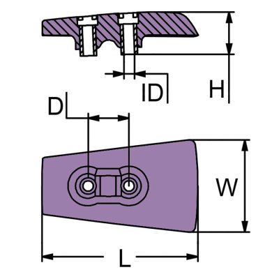 Volvo Penta™ Anodes CM3863206Z  Martytr