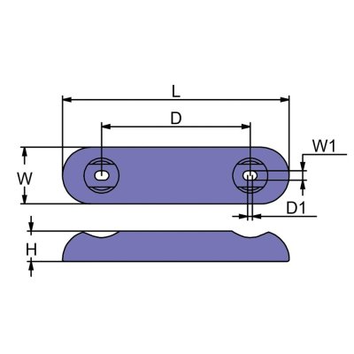 Streamlined Hull Anodes CMZ03BS (Bolt-on)