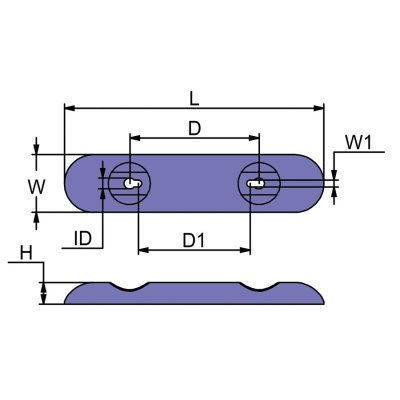Martyr CMZD72BM  Bolt-on Hull Anode - Zinc