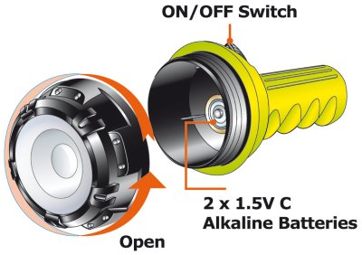 Sub-Extreme underwater LED torch 12.170.02