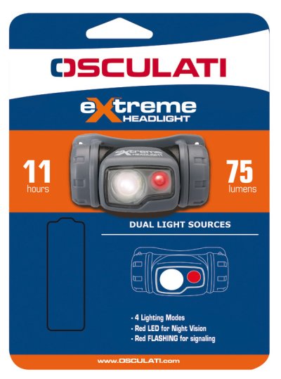 Extreme LED head torch  Osculati