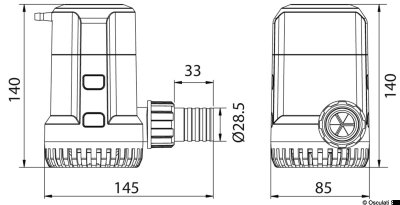 Europump Next Gen automatic bilge pump G1500 (AUTO) Europump Next Gen automatic bilge pump G1500 (AUTO)