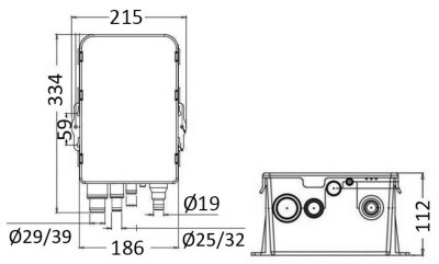 Europump Auto grey water drain well 24 V CODE 16.130.24