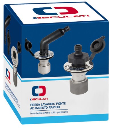 16.442.29 Plastic flush fitting f. washdown straight
