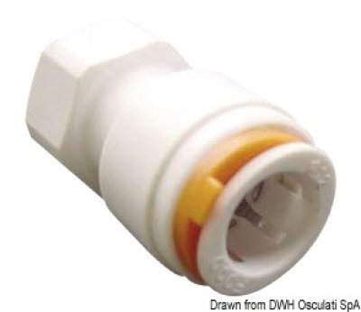 3/8" female/female fitting CODE 17.111.04