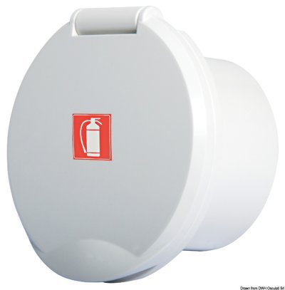 Classic Evo white ABS compart extinguisher graphic  17.452.55