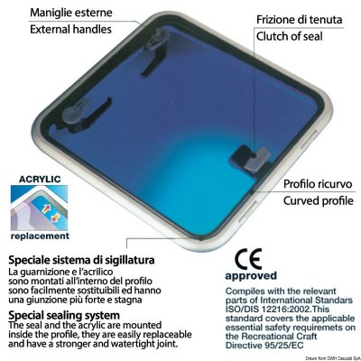 LEWMAR Low Profile hatch 10 CODE 19.410.10  39910030