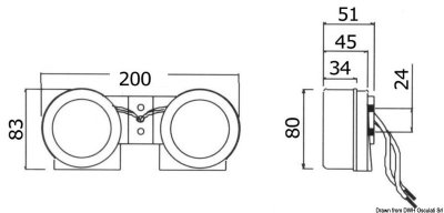 Compact diaphragm horn  CODE 21.451.52