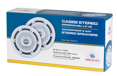 2-way stereo speaker 80 W  CODE 29.740.02