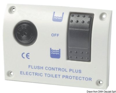 Electric control panel for electric toilets 12 V  50.207.08