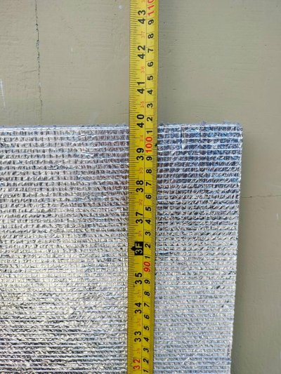 แผ่นฉนวนกันความร้อน Insulatoin sheet  60*100cmx25mm